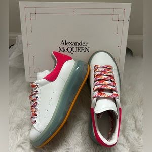 Alexander McQueen oversized multicolor sneakers 37.5 fits like a 7.5